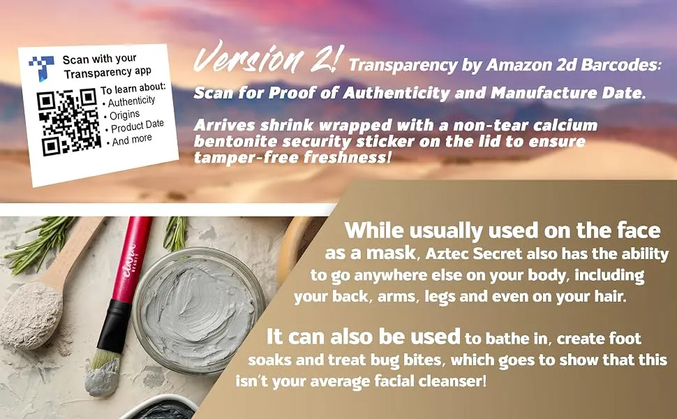 Aztec Secret Indian Healing Clay - Version 2 - 2 lbs. - product information 9