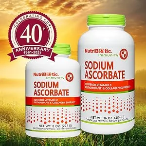 NutriBiotic Immunity Sodium Ascorbate Crystalline Powder 8 oz (227 g) - Sodium Ascorbate 8 oz - 16oz - image