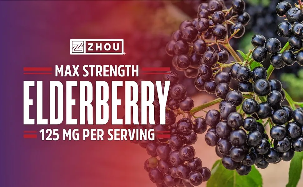 ElderMune Sambucus Elderberry - 60 Gummies - max strength elderberry