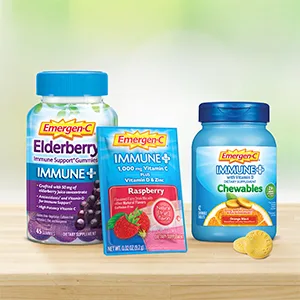 Emergen-C Immune Gummies -Elderberry -45 Count  - Immune Support your way
