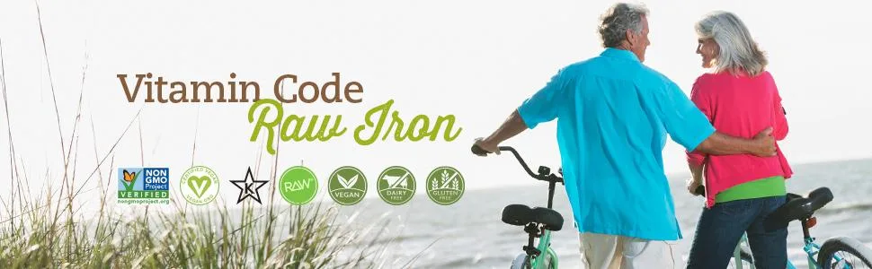 Garden of Life Vitamin Code RAW Iron 30 Vegan Capsules - Vitamin Code RAW Iron