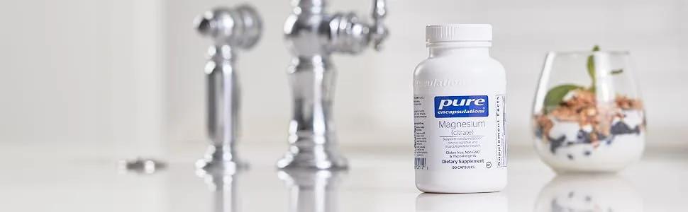 Pure Encapsulations Magnesium - 180 Capsules - Magnesium (Citrate)