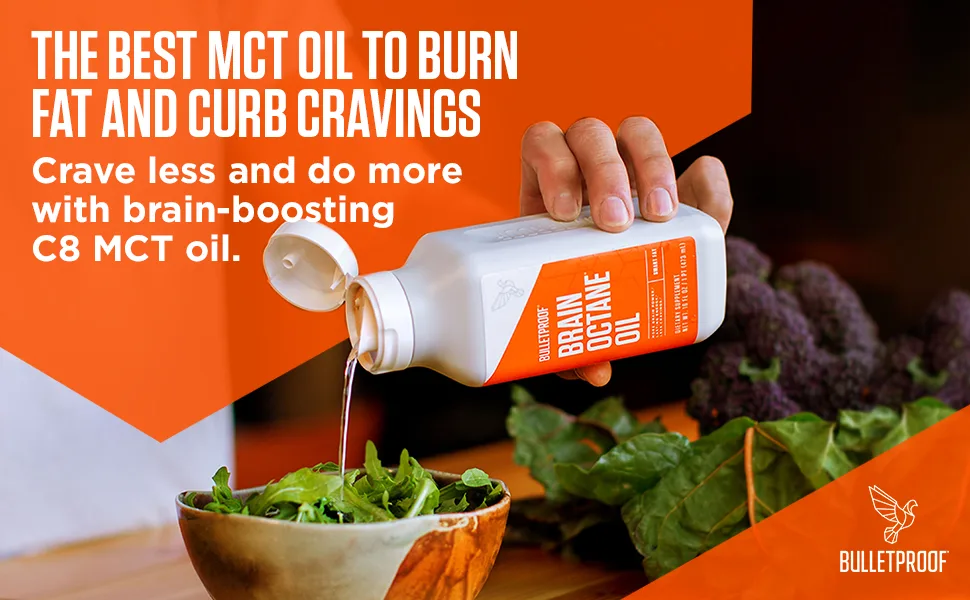 Bulletproof Brain Octane MCT Oil 100% -16 Ounce - Bulletproof MCT oil bundle savings health wellness gut health brain support immune digestion