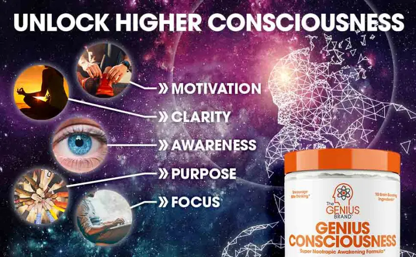 Genius Consciousness Super Nootropic Brain Booster Supplement - Watermilon - 79 Gram - brain supplement, noopept, modafinil, nootropics, prevagen, focus supplement, alpha brain, adderall