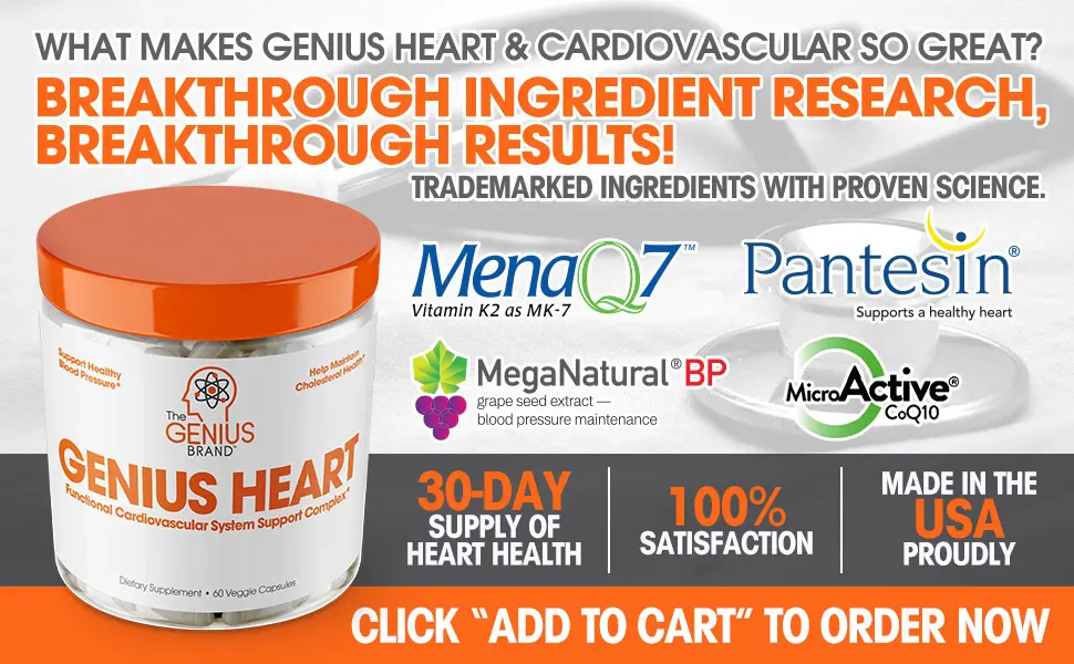 Genius Heart Supplement - 60 Capsules - heart