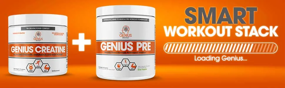 Genius Creatine Powder Pro Post Workout Recovery - 170 Grams - beta alanine beta alanine carnosyn apetamin apetamine animal weight gainer sarms jym kaged 1st phorm