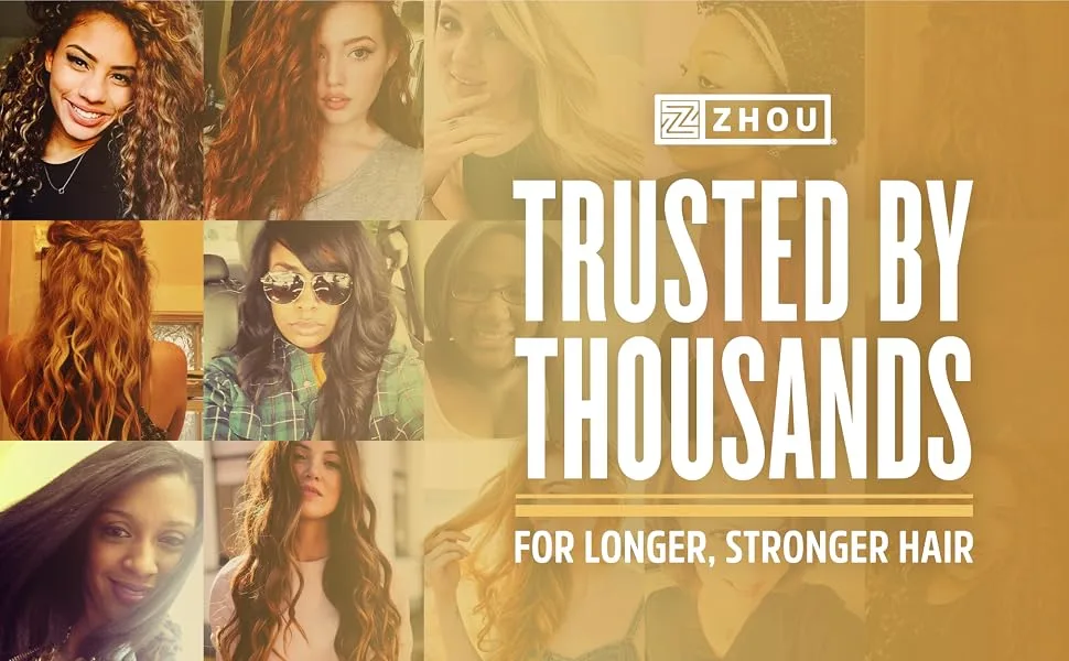 Zhou Nutrition Hairfluence Premium Hair Growth Formula 60 Veggie Capsules - trusted by thousands