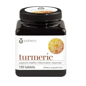 Youtheory Turmeric - Advanced Formula - 120 Tablets - product information 1