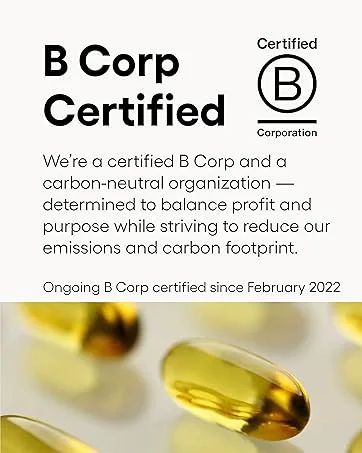 Natural Factors Rx Omega-3 - Natural Support for Heart Health with DHA and EPA - 120 Enteripure Softgels - B Corp Certified