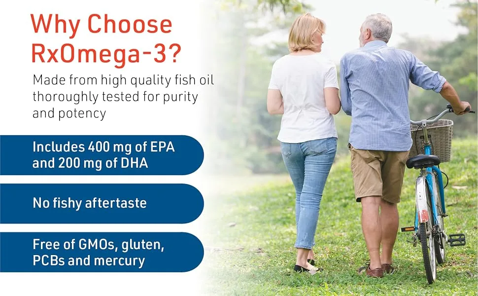 Natural Factors RxOmega-3 630 mg 60 Enteripure Softgels - Why choose RxOmega-3?