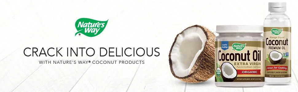 Nature's Way Organic Coconut Oil Extra Virgin 2 lbs (896 g) - product information 1