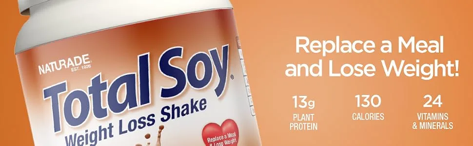 Naturade Total Soy Weight Loss Shake Chocolate 1.2 lbs (540 g) - Tile 2