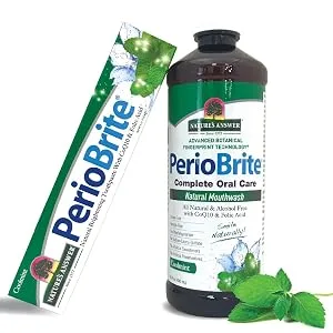 Nature's Answer PerioBrite Natural Brightening Toothpaste with CoQ10 & Folic Acid Cool Mint 4 oz (113.4g) - product information 6