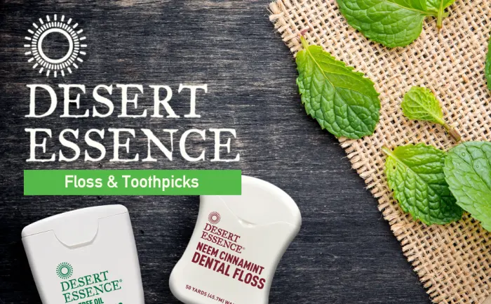 Desert Essence Tea Tree Oil Dental Floss Waxed 50 Yds (45.7 m) - product information 1
