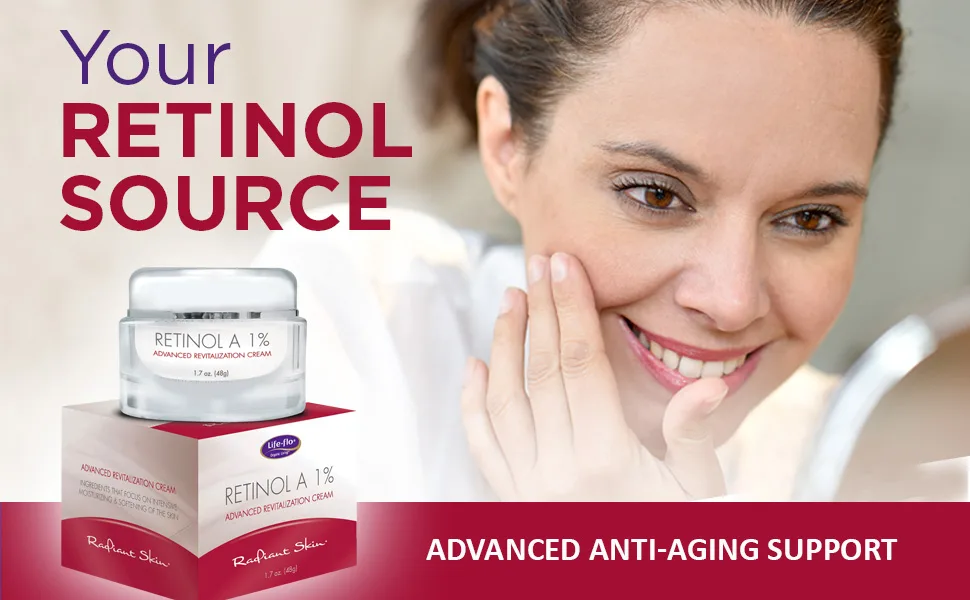 Life-flo Retinol A 1% Advanced Revitalization Cream 1.7 oz (50 ml) - Life-Flo Retinol A 1% Advanced Revitalization Cream Refines Skin Diminish Fine Lines Wrinkles 1.7oz