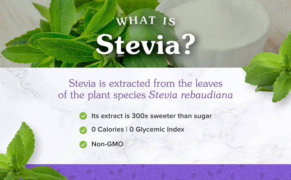 NuNaturals NuStevia White Stevia Powder 100 Packets 3.5 oz (100 g) - What is Stevia?