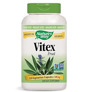 Nature's Way Vitex Fruit 400 mg 320 Vegan Capsules - product information 1