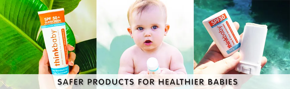 Think Thinkbaby Sunscreen SPF 50+ 3 fl oz (89 ml) - sunscreen