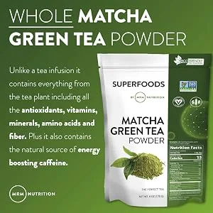 MRM Matcha Green Tea Powder 6 oz (170 g) - product information 4