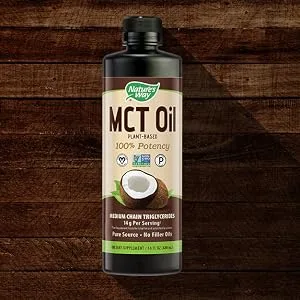 Nature's Way Organic MCT Oil 30 fl oz (887 ml) - Nature