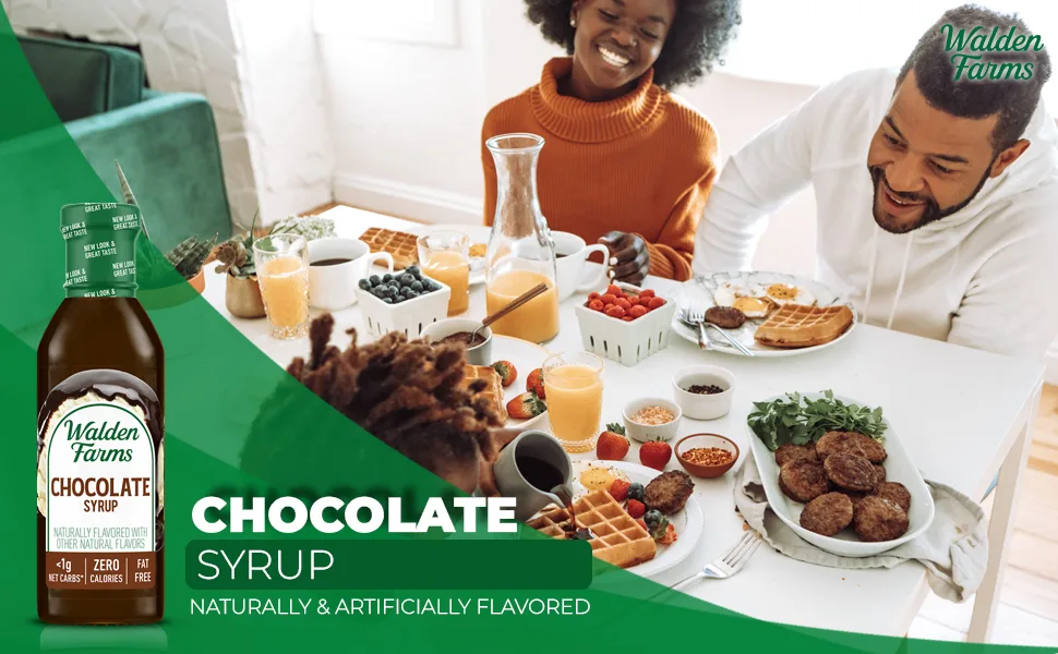 Walden Farms Chocolate Flavored Syrup 12 oz (340 g) - Chocolate Syrup