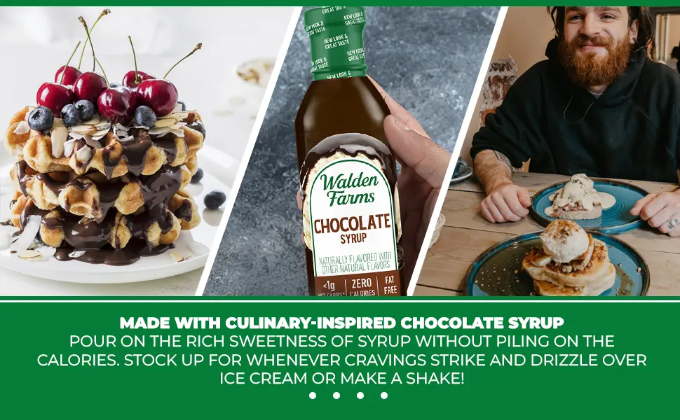 Walden Farms Chocolate Flavored Syrup 12 oz (340 g) - Sugar Free