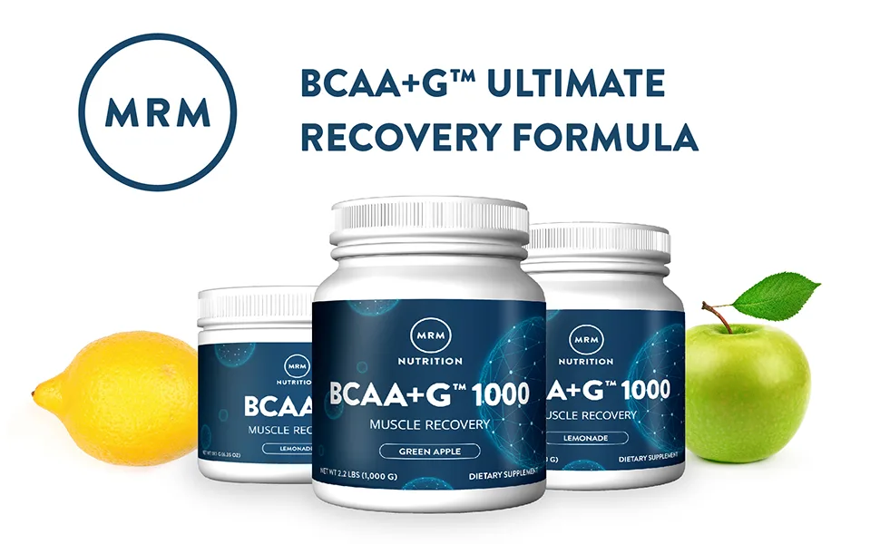 MRM BCAA+G 1000 Lemonade 2.2 lbs (1000 g) - protein powder