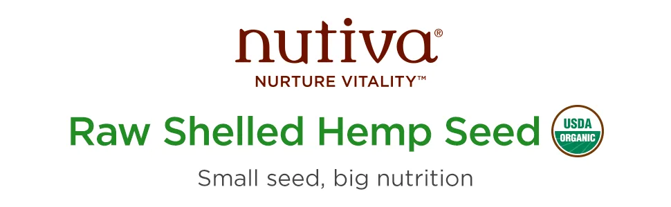 Nutiva Organic Hemp Seed Raw Shelled 19 oz (539 g) - hemp seed