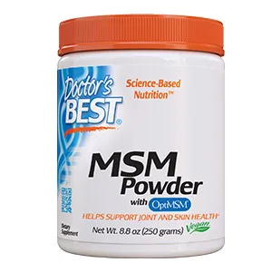 Doctor's Best MSM Powder with OptiMSM 8.8 oz (250 g) - MSM joint comfort and mobility healthy immune antioxidant defenses hair, skin, and nails