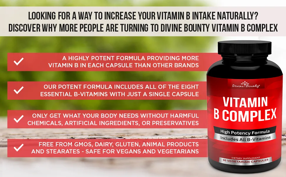 Garden of Life Vitamin Code RAW B-Complex 120 Vegan Capsules - Divine Bounty B Vitamin Complex
