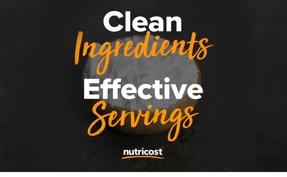 Nutricost L-Glutamine Powder (500 Grams) Unflavored - Gluten Free & Non-GMO, 100 Servings - l-glutamine powder