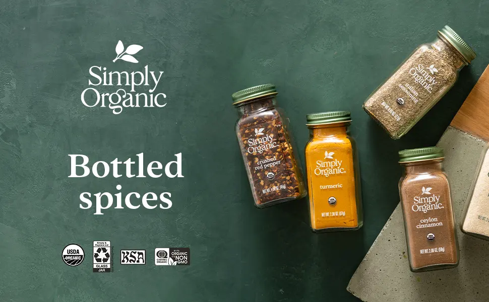 Simply Organic Basil 0.54 oz (15 g) - bottled spices