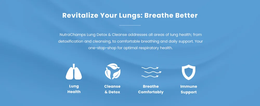Lung Detox & Cleanse | Mullein Leaf Capsules | 15-In-1 Lung Health Formula for Respiratory, Immune & Mucus Support | 10:1 Mullein Leaf Extract (3000mg Equivalent) | Vegan Lung Support Supplement - lung detoxification and cleansing