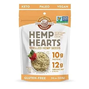 Manitoba Harvest Hemp Hearts Shelled Hemp Seeds Delicious Nutty Flavor 16 oz (454 g) - product information 2