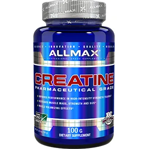 ALLMAX Nutrition Creatine Pharmaceutical Grade 3.53 oz (100 g) - allmax nutrition micronized creatine powder