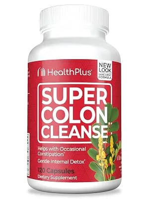 Health Plus Super Colon Cleanse 530 mg 120 Capsules - SCC 120