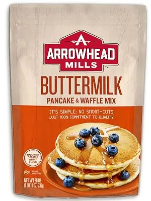 Arrowhead Mills Buttermilk Pancake & Waffle Mix 1.6 lbs (737 g) - Buttermilk