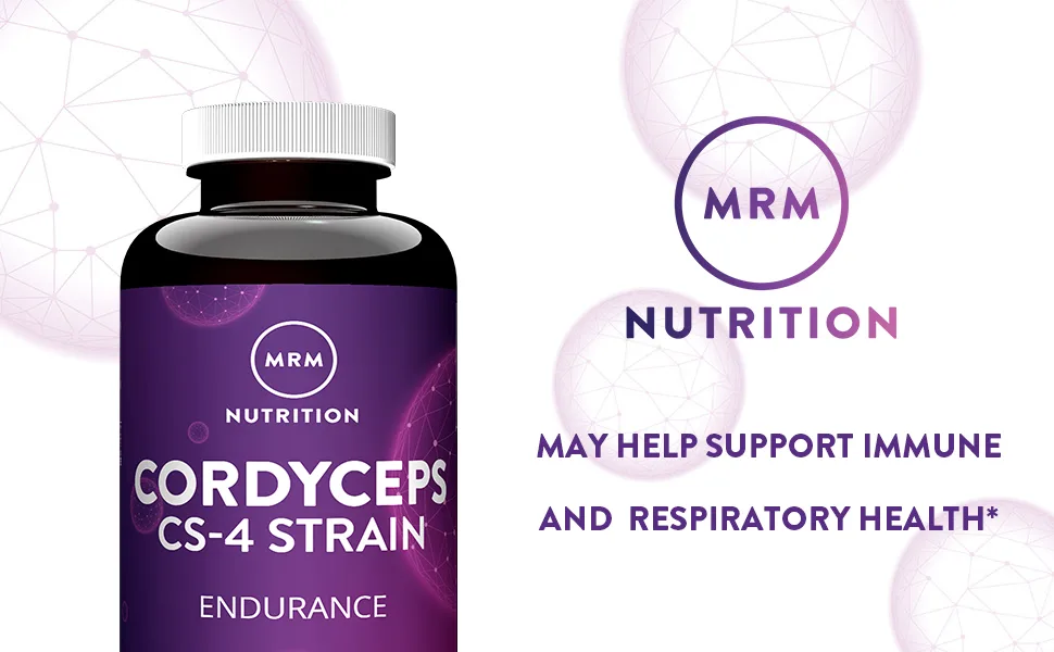 MRM Cordyceps CS-4 Strain 60 Vegan Capsules - MRM Nutrition