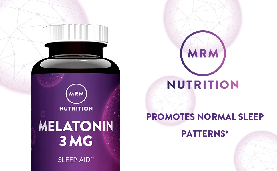 MRM Nutrition Melatonin 3 mg 60 Vegan Capsules - MRM Nutrition