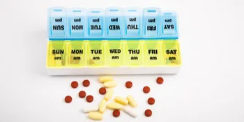 Apex Weekly Twice-A-Day Pill Organizer 1 Pill Organizer - twice a day pill organizer