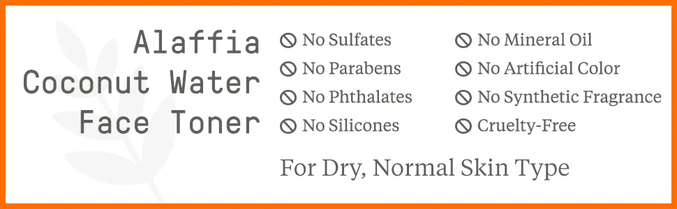 Alaffia Everyday Coconut Face Toner Purely Coconut 12 fl oz (354 ml) - sfsf