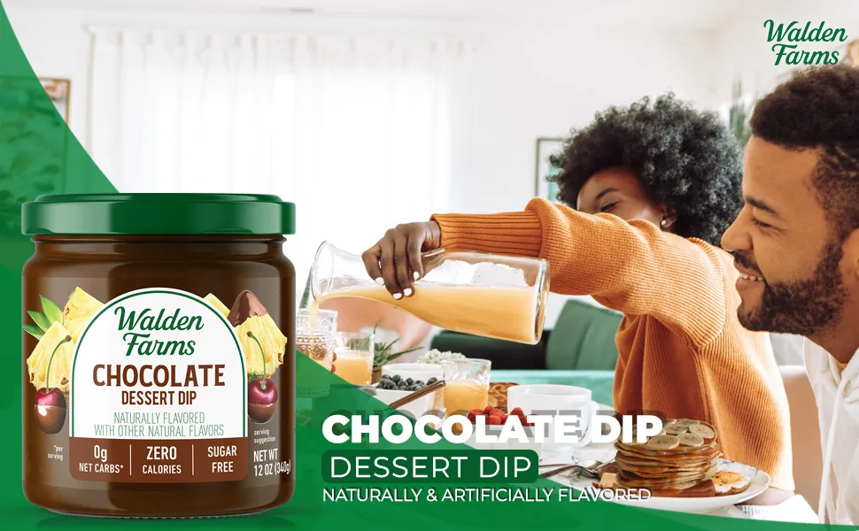 Walden Farms Chocolate Dip 12 oz (340 g) - Chocolate Dip 12 0z