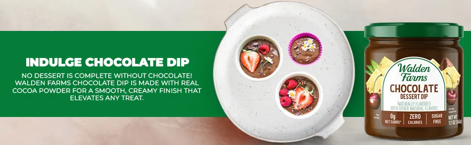 Walden Farms Chocolate Dip 12 oz (340 g) - Chocolate Dip 12 0z