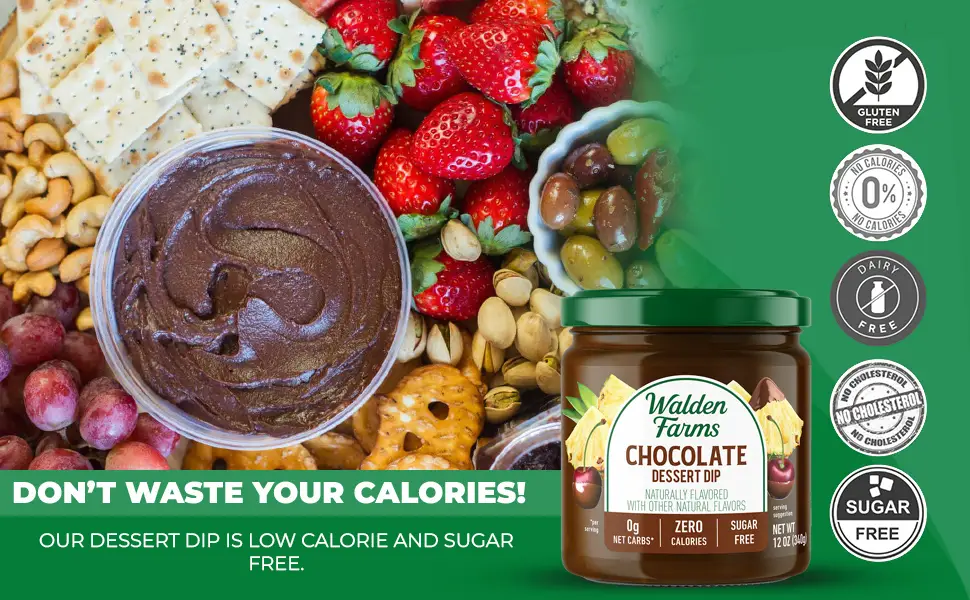Walden Farms Chocolate Dip 12 oz (340 g) - Chocolate Dip 12 0z