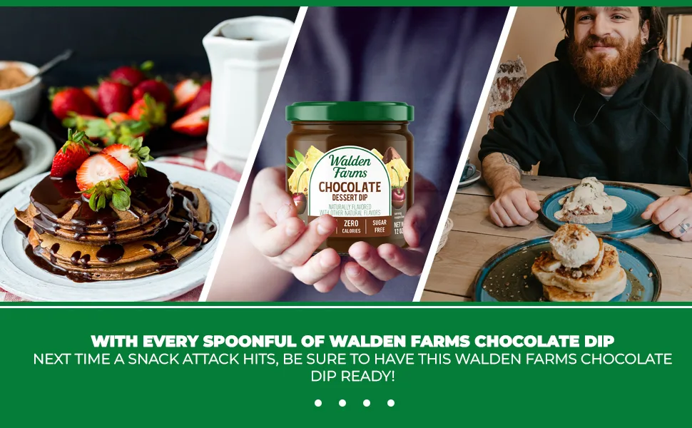 Walden Farms Chocolate Dip 12 oz (340 g) - Chocolate Dip 12 0z