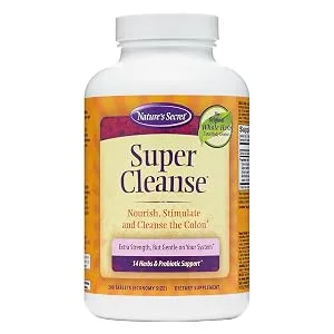 Nature's Secret Super Cleanse 200 Tablets - super cleanse