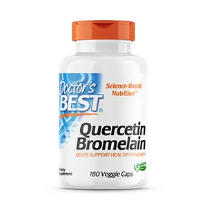 Doctor's Best Quercetin Bromelain 180 Veggie Caps - Quercetin Bromelain