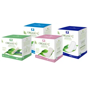 Organyc Organic Cotton Pads  70 Pieces - tampons pads liners