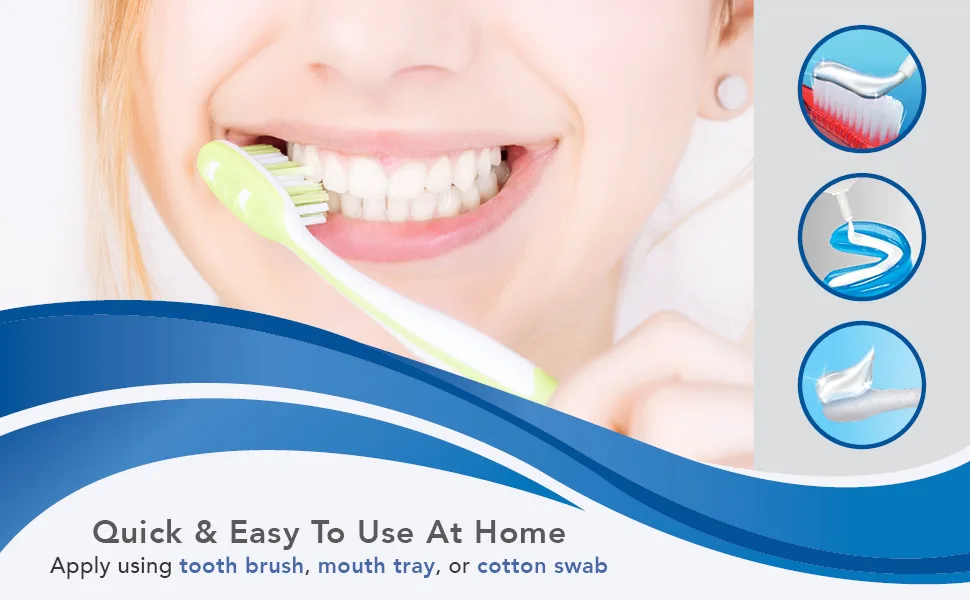 Plus White 5 Minute Speed Whitening Gel 2.0 oz (56 g) - Quick & Easy to use at Home