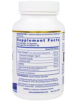 Paradise Herbs Collagen Extreme with BioCell Collagen 60 Capsules - Paradise Herbs